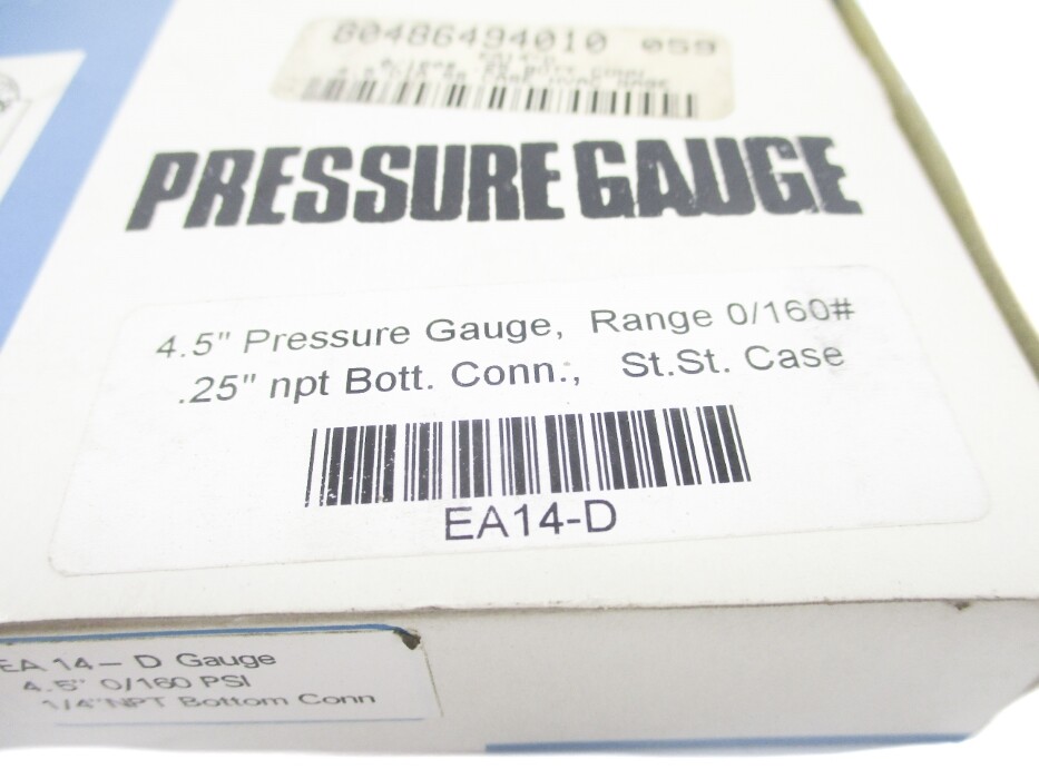 WGTC EA14-D 0-160PSI NSMP