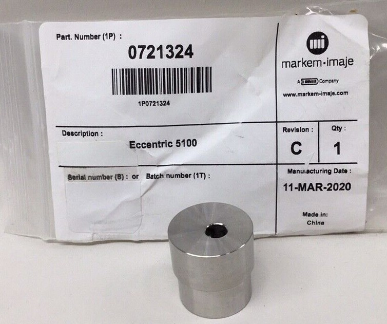 Markem Imaje 0721324 Eccentric 5100 Stainless Steel Cam 1P0721324