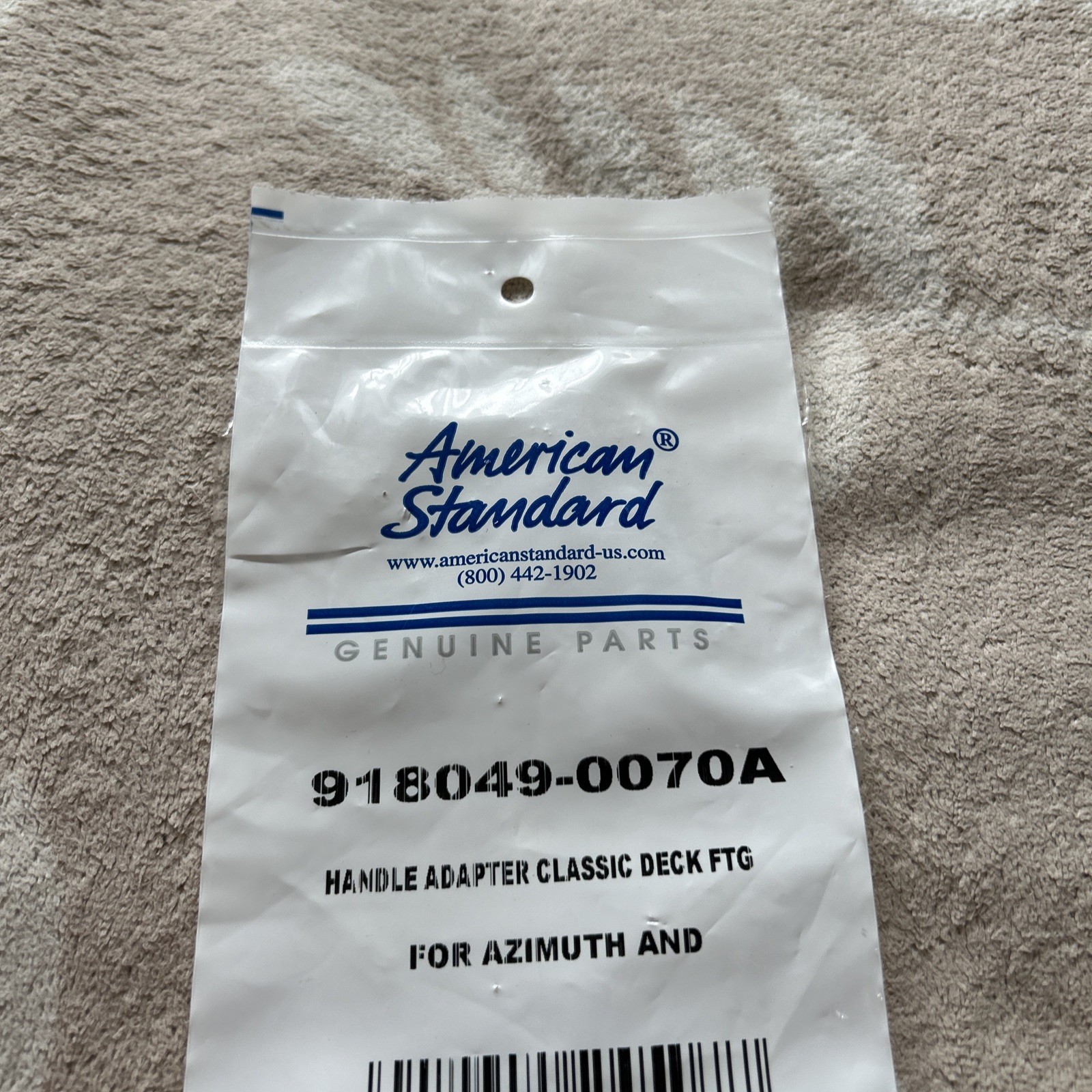 American Standard 918049-0070A Handle Adapter, Ravenna And Azimuth