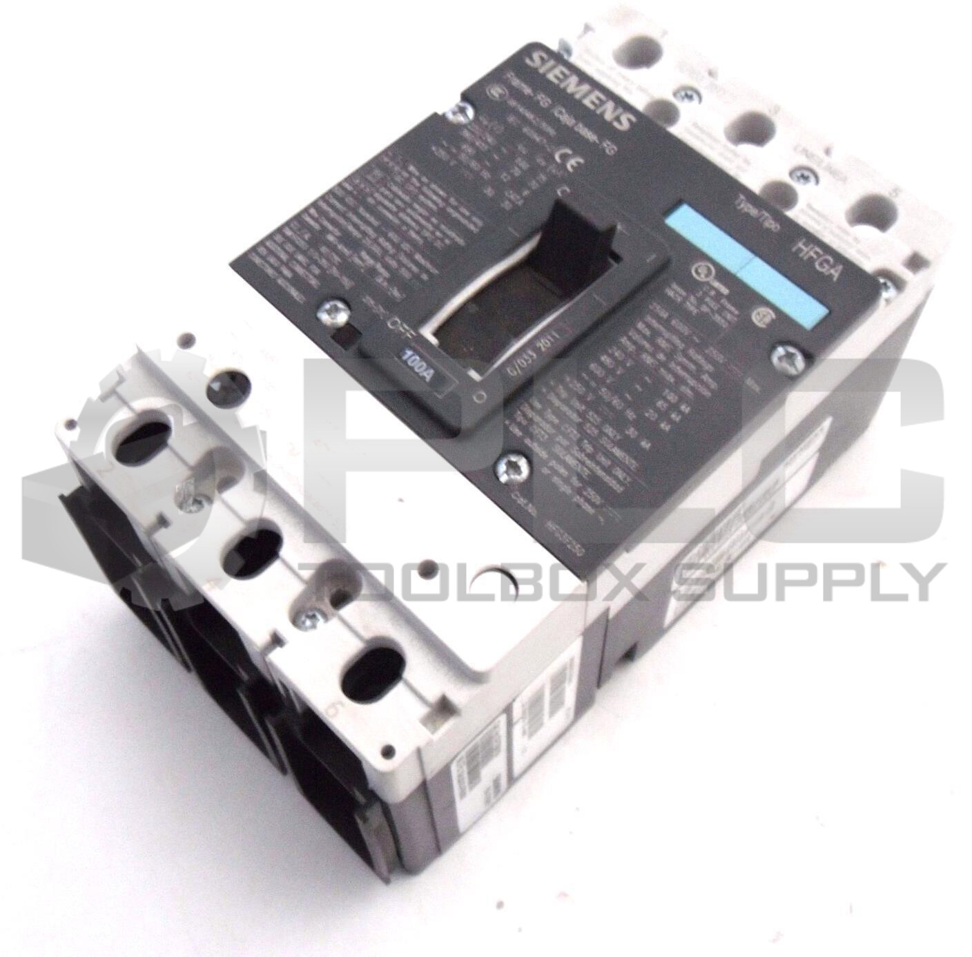 NEW SIEMENS HFG3F250 CIRCUIT BREAKER 3POLE 250AMP 480V CFT3B100