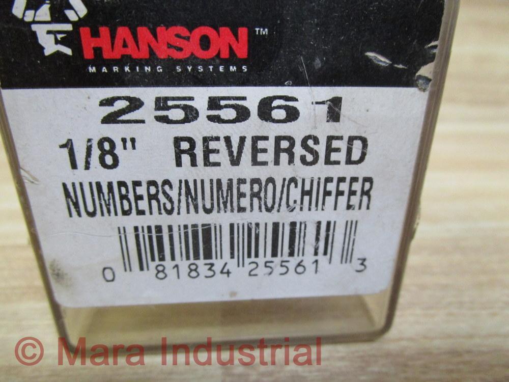 Hanson 25561 Steel Stamps