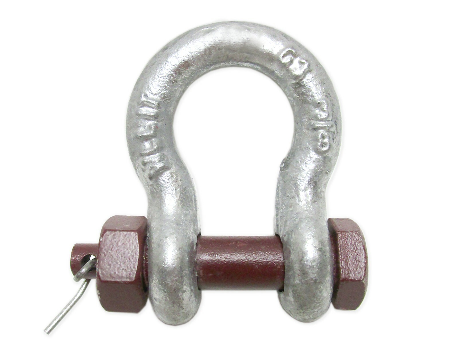 Two (2x) 3/8″ Safety Anchor Shackle D Ring Rigging Clevis 1 ton, 2000 lbs Lift