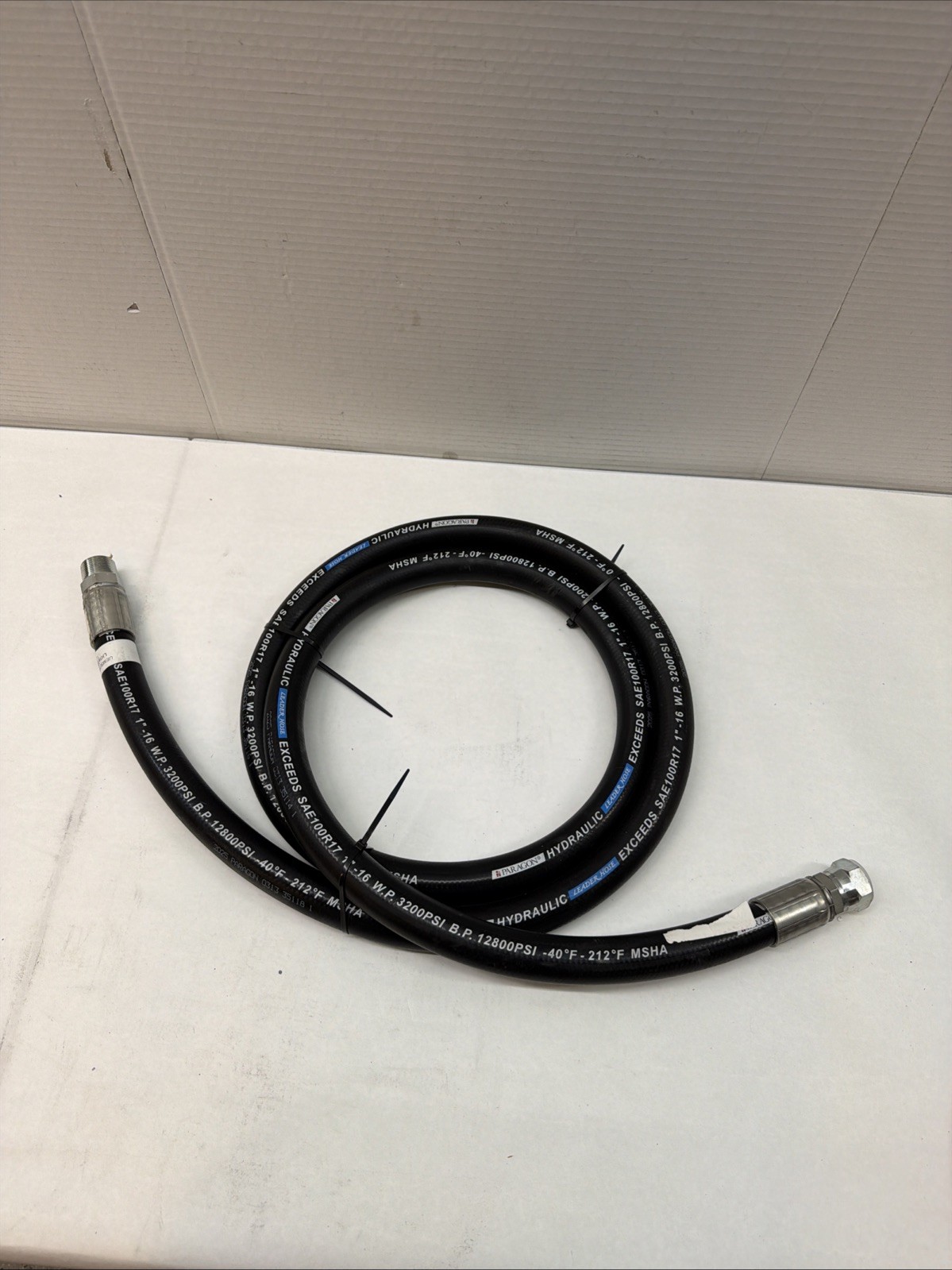 Paragon Hydraulic Leader Hose SAE100R17 1” With Couplings