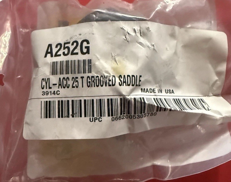 Enerpac A252G Cylinder Saddle Grooved Diameter 50mm for 25 Ton Cylinder