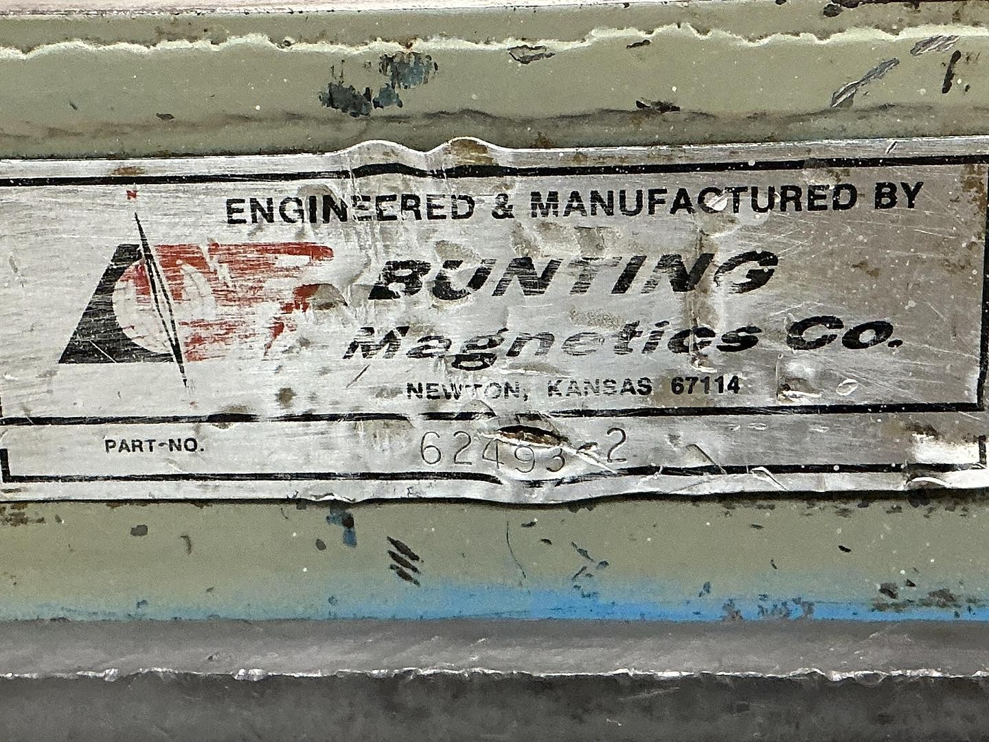 BUNTING MAGNETICS 62493-2 Drawer Magnet USED #151551
