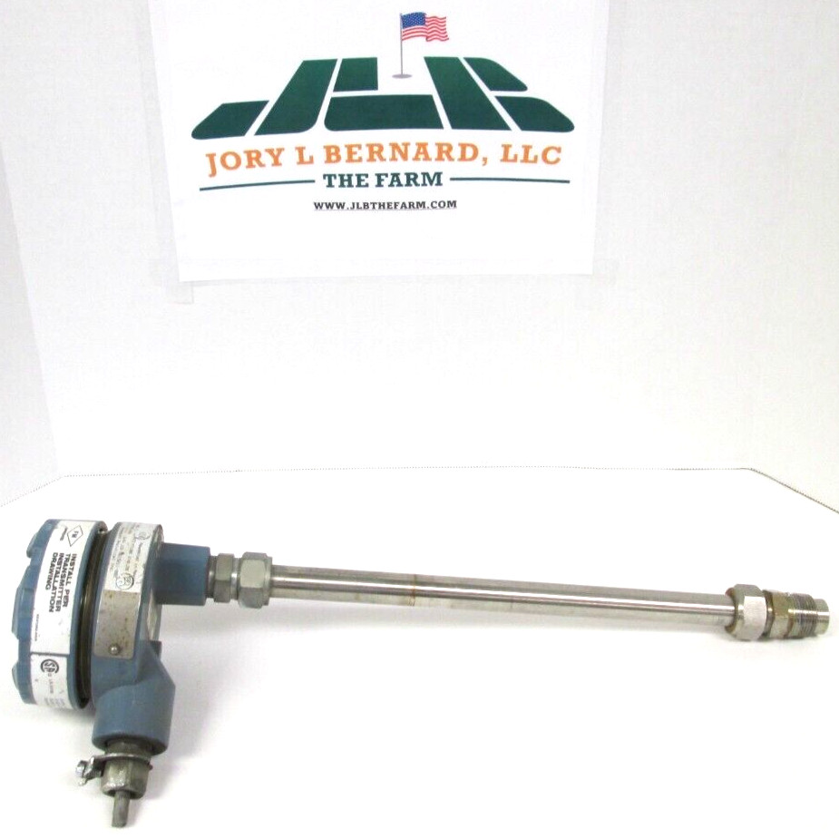 ROSEMOUNT PRESSURE SENSOR, 140-55, 100 PSI, 14″ SENSOR, USED