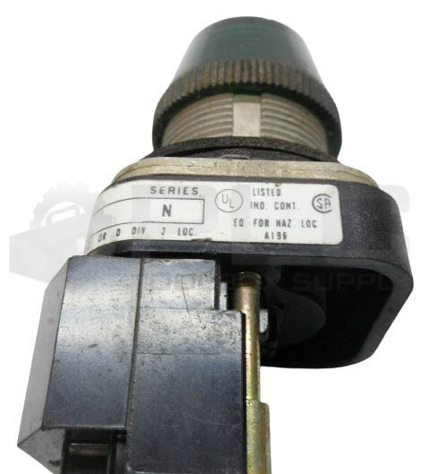 LOT OF 5 ALLEN BRADLEY 800T-P16G /N GREEN PILOT LIGHT, 120V 50/60Hz, 800T-P16