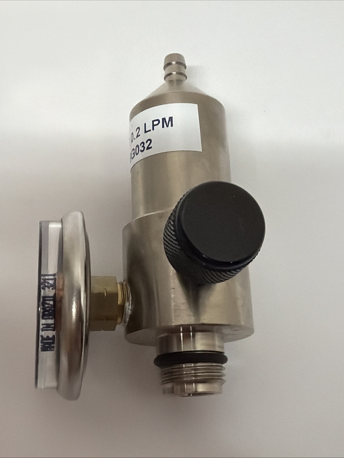 Ashcroft GRAINGER GAS REGULATOR 0.2 LPM 1200 PSI MAX Part 8G032
