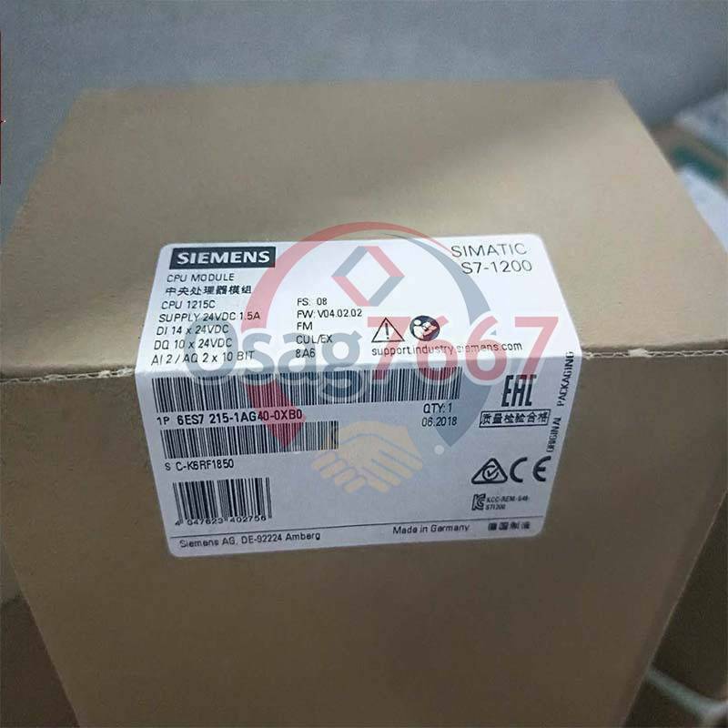 1PCS NEW SIEMENS 6ES7215-1AG40-0XB0 DC 6ES7 215-1AG40-0XB0 CPU 1215C