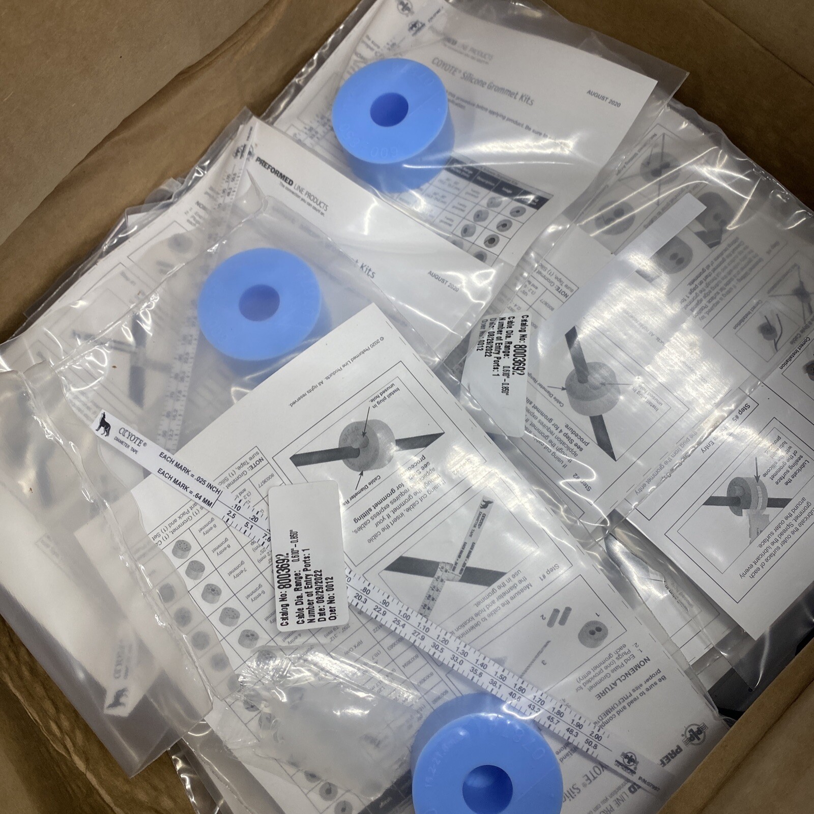 Preformed Line Products 8003692 1 HOLE GROMMET FOR COYOTE DOME NEW