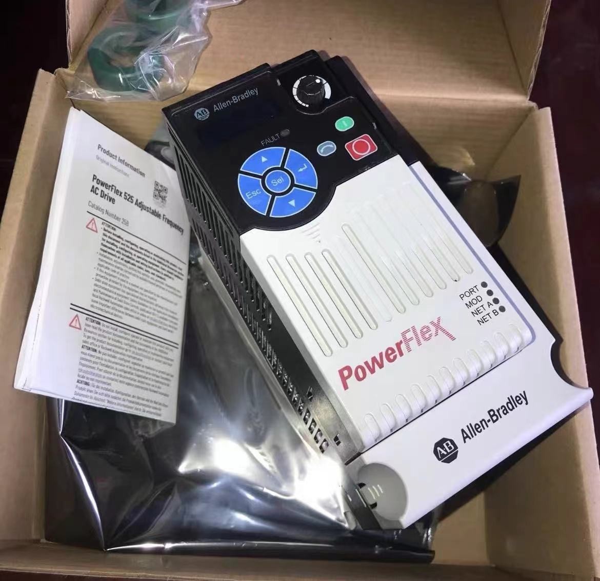 New for 25B-B024N104 PowerFlex 525 variable frequency drive ship DHL or FedEx