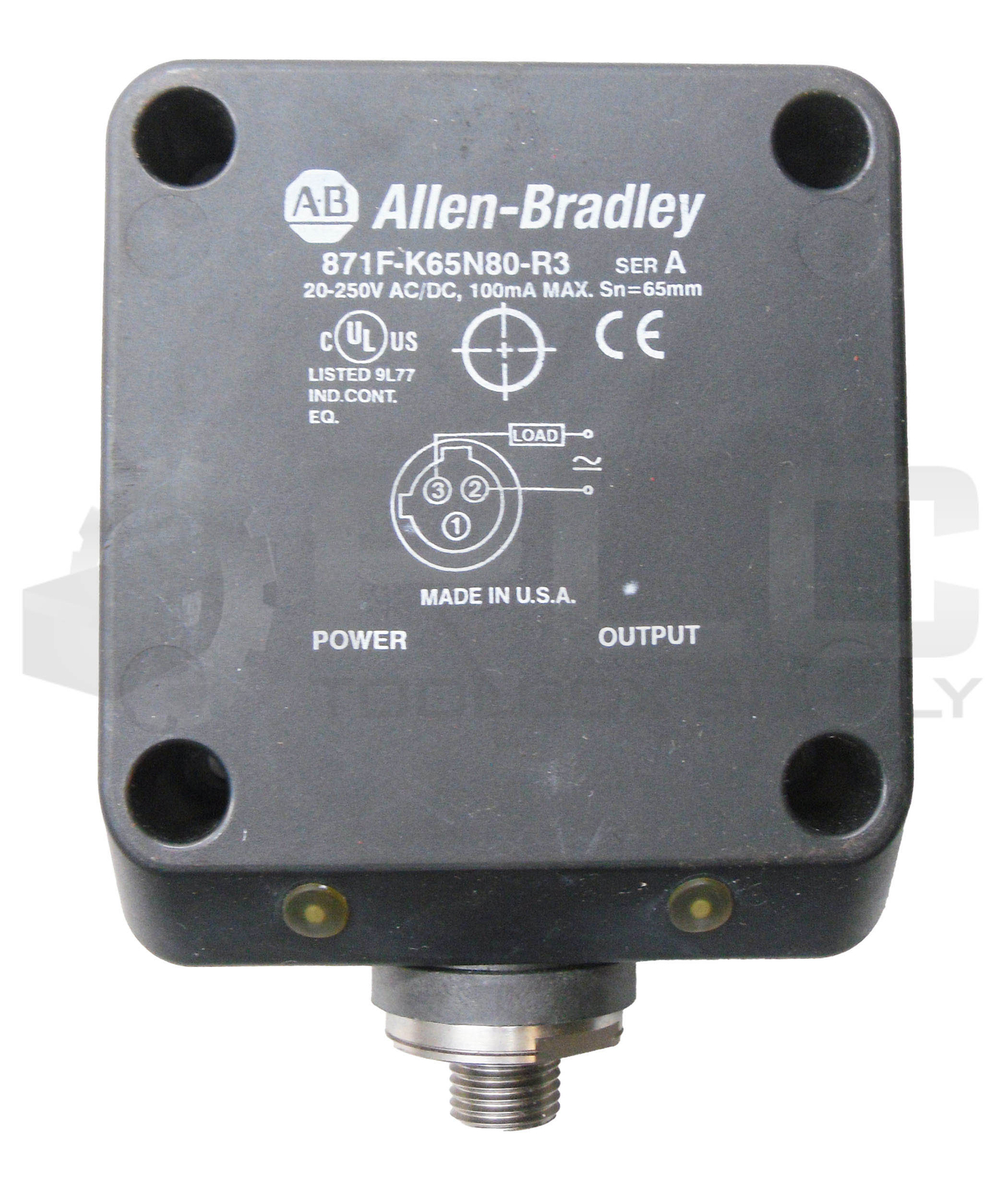 ALLEN BRADLEY 871F-K65N80-R3 /A INDUCTIVE SENSOR 20-250V AC/DC