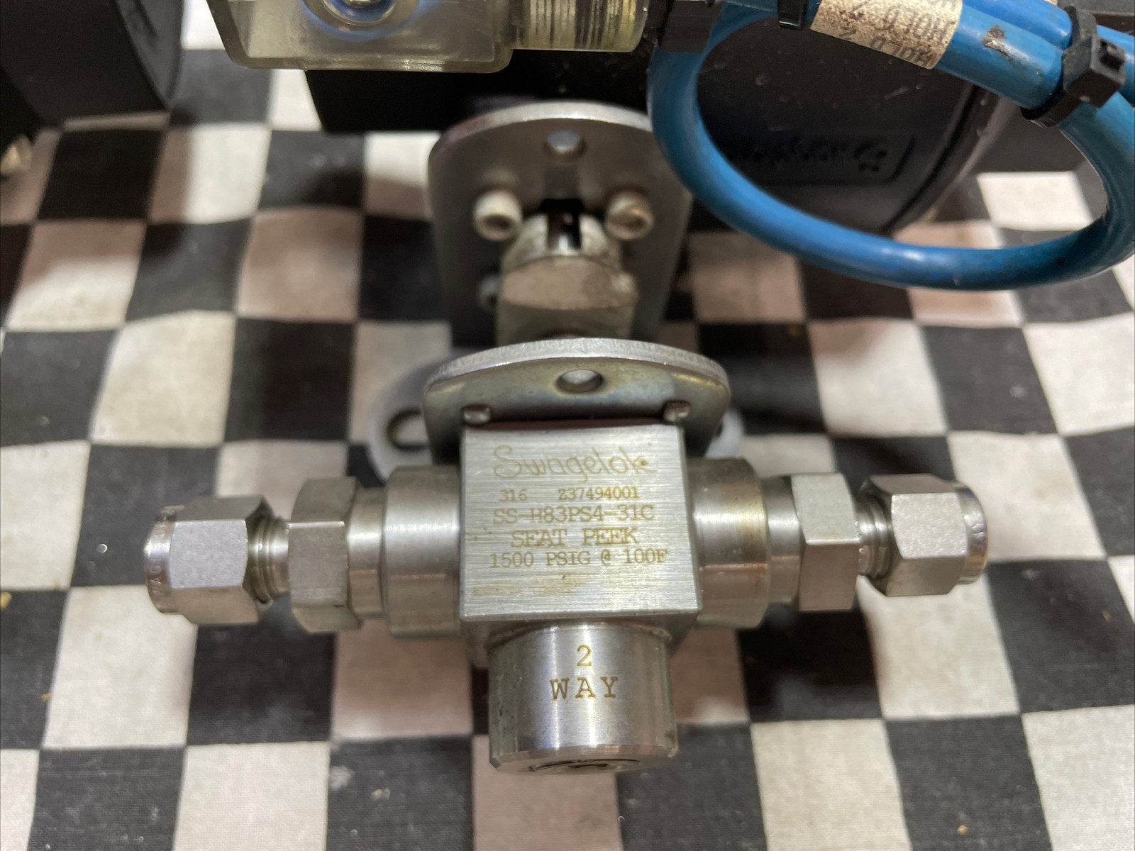 2 SET, SWAGELOK High Pressure Ball Valve SS-H83PS4-31C, MS-131-SR, CAT33P-120-R