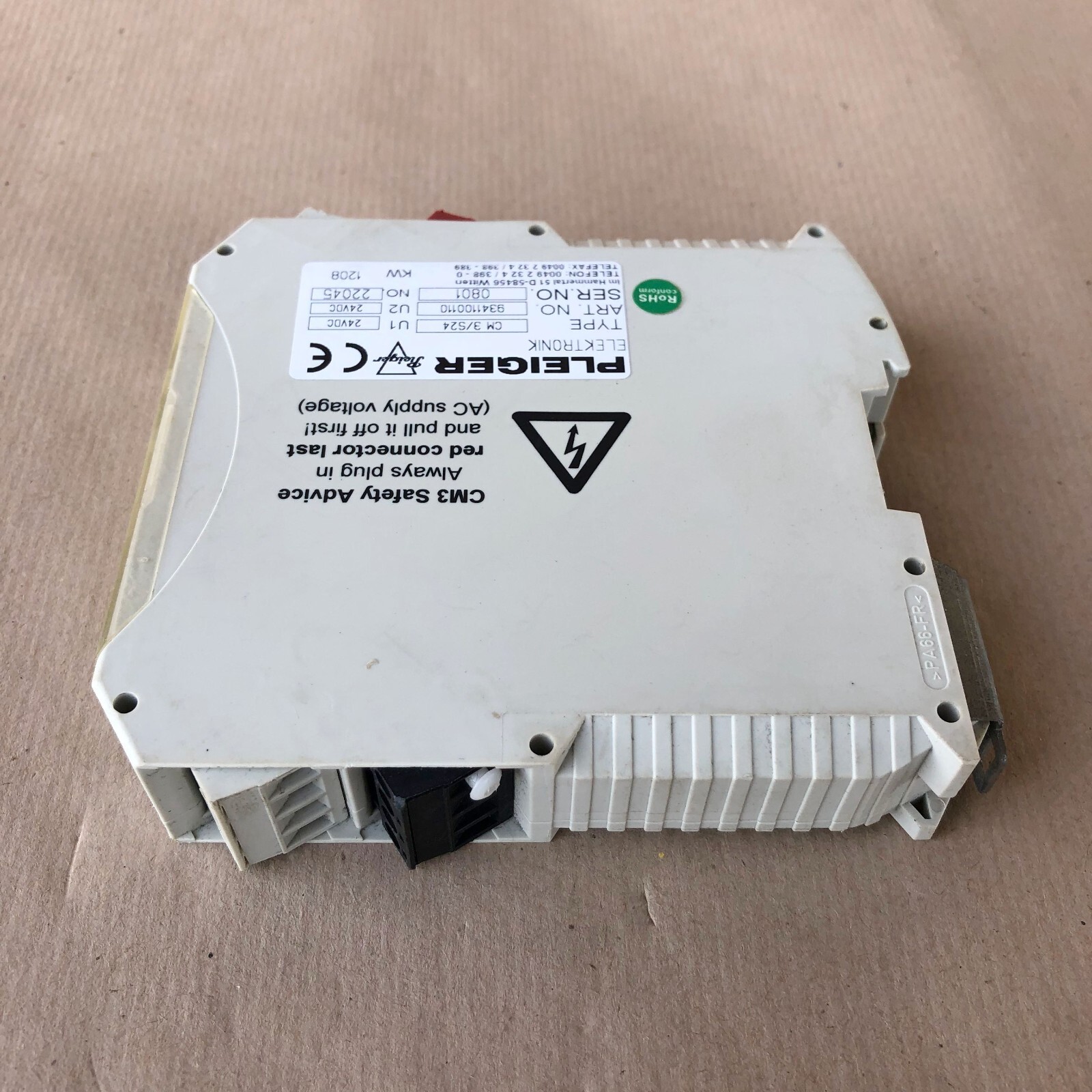 Pleiger CM3/S24 EHS Control Module 9341100110
