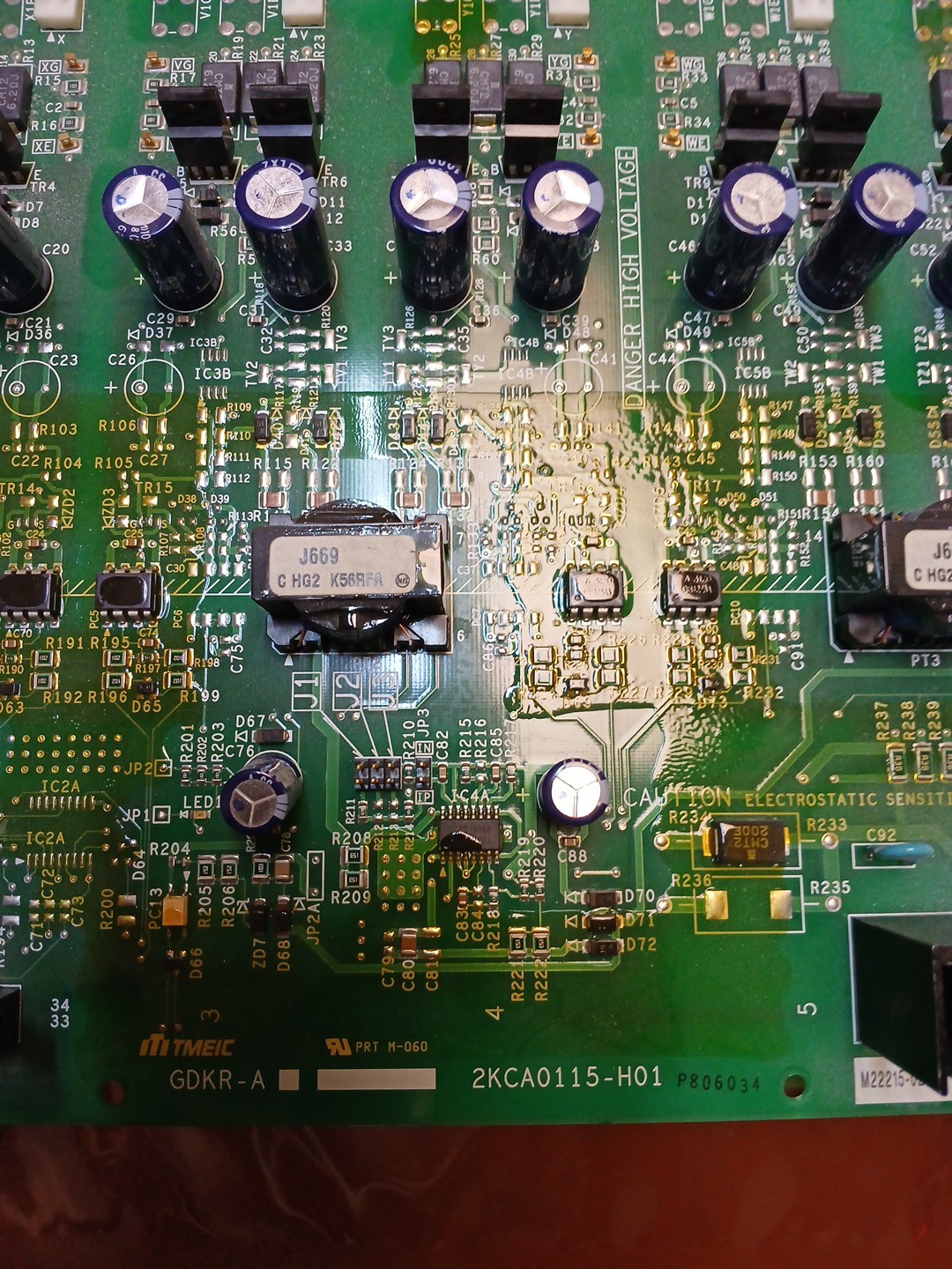 TMEIC Circuit Board 2KCA0II5-H0I For MITSUBISHI 203G Series UPS