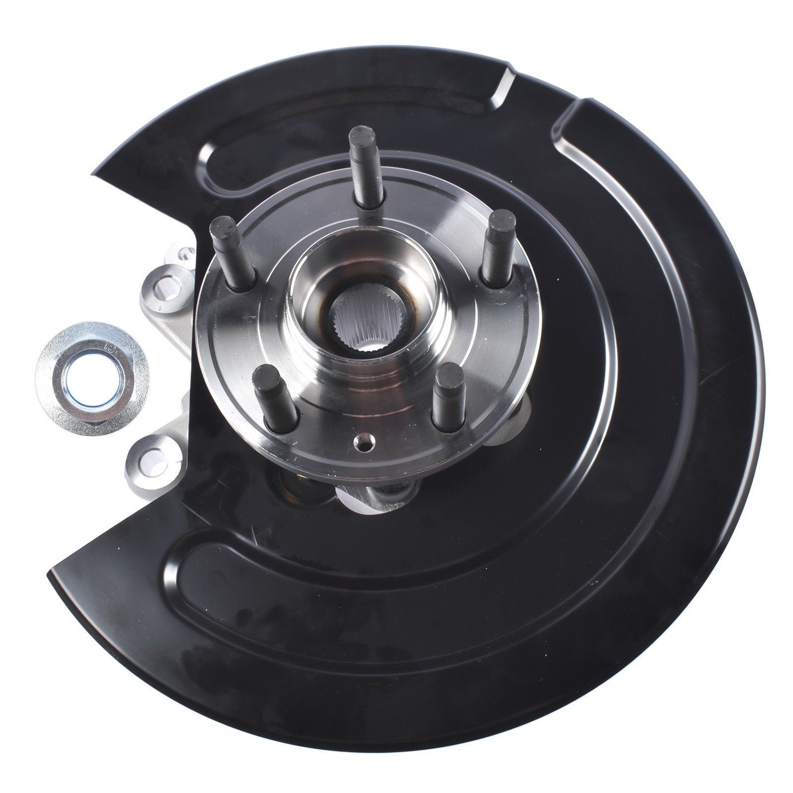 Rear Left Steering Knuckle & Wheel Bearing Hub Assembly Replacement- 2011-2019 F