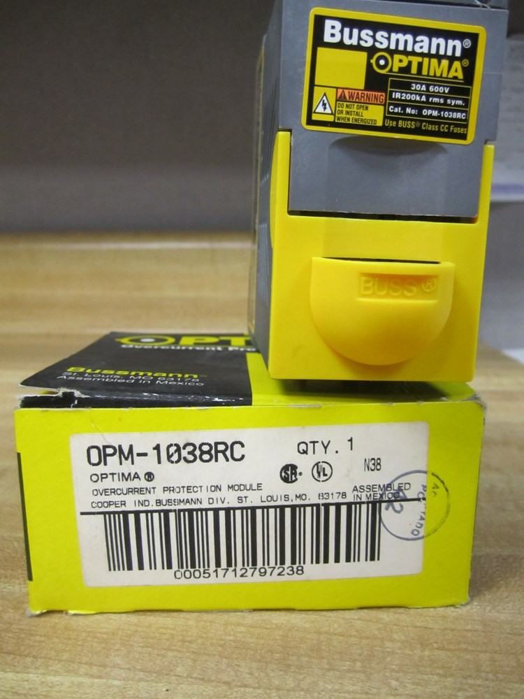 Bussmann OPM-1038RC Optima Fuse Holder 0PM-1038RC