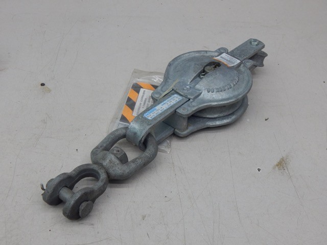 McKissick GGG-B-490, BLK LJ-301-B, 3940000518600 8″ Block Tackle Iron Galvanized