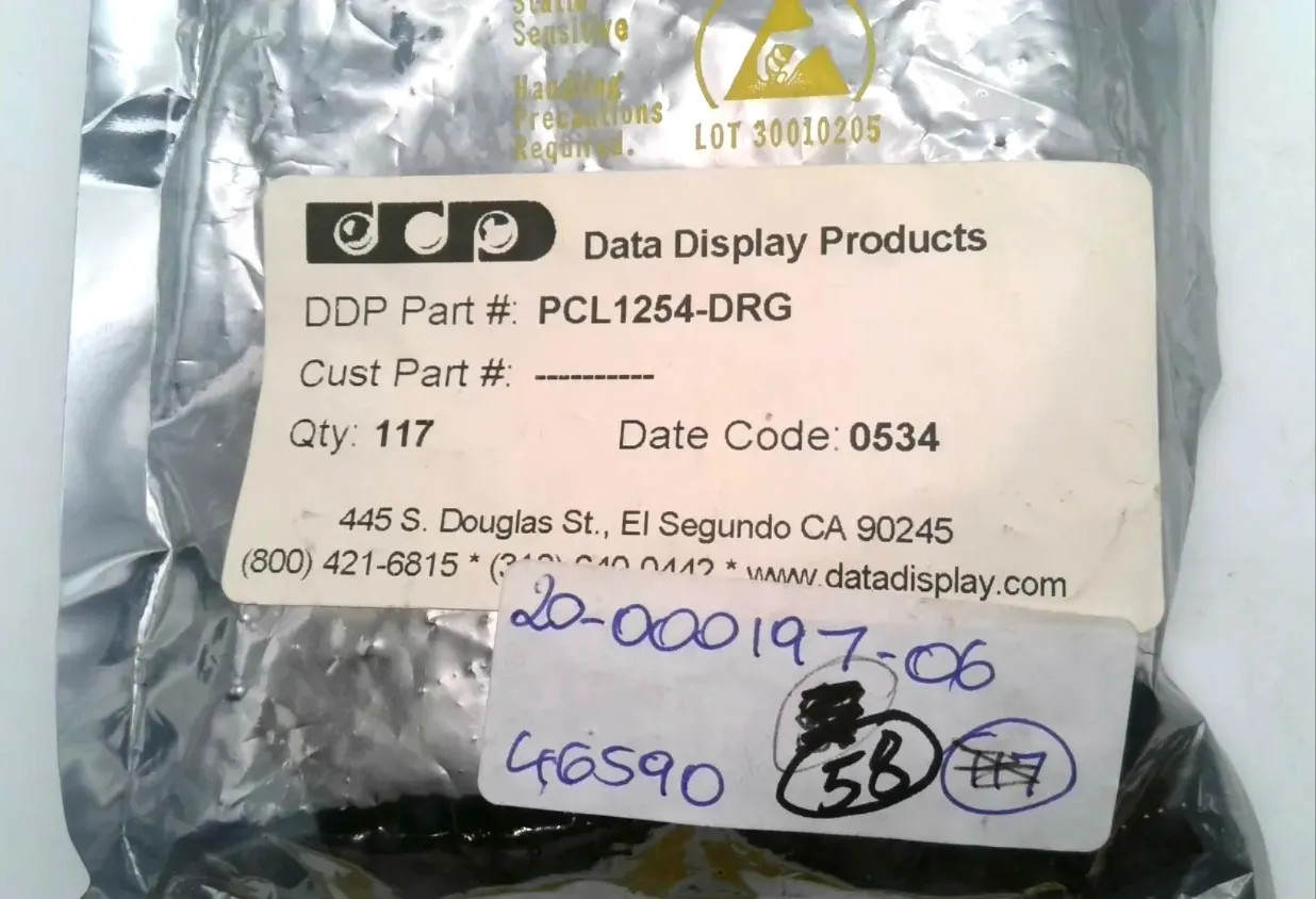 DATA DISPLAY PRODUCTS PCL1254-DRG CIRCUIT BOARD INDICATOR (LOT OF 29)