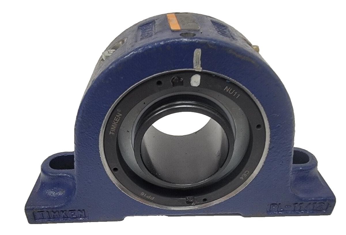 Timken QMPL11J203ST Pillow Block Roller Bearing Unit – 2-Bolt Base, 2-3/16″