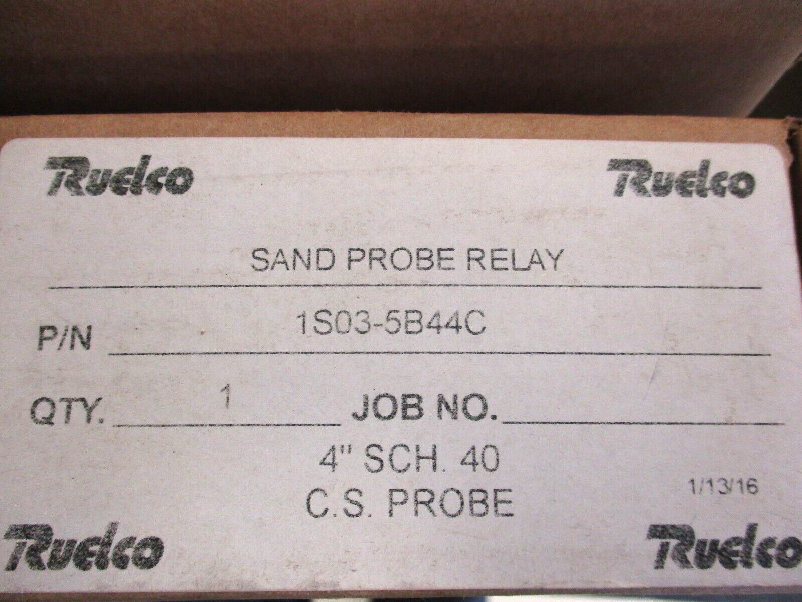 RUELCO , 1S03-5B44C , SAND PROBE RELAY , 4″ CS SCH-40 PROBE