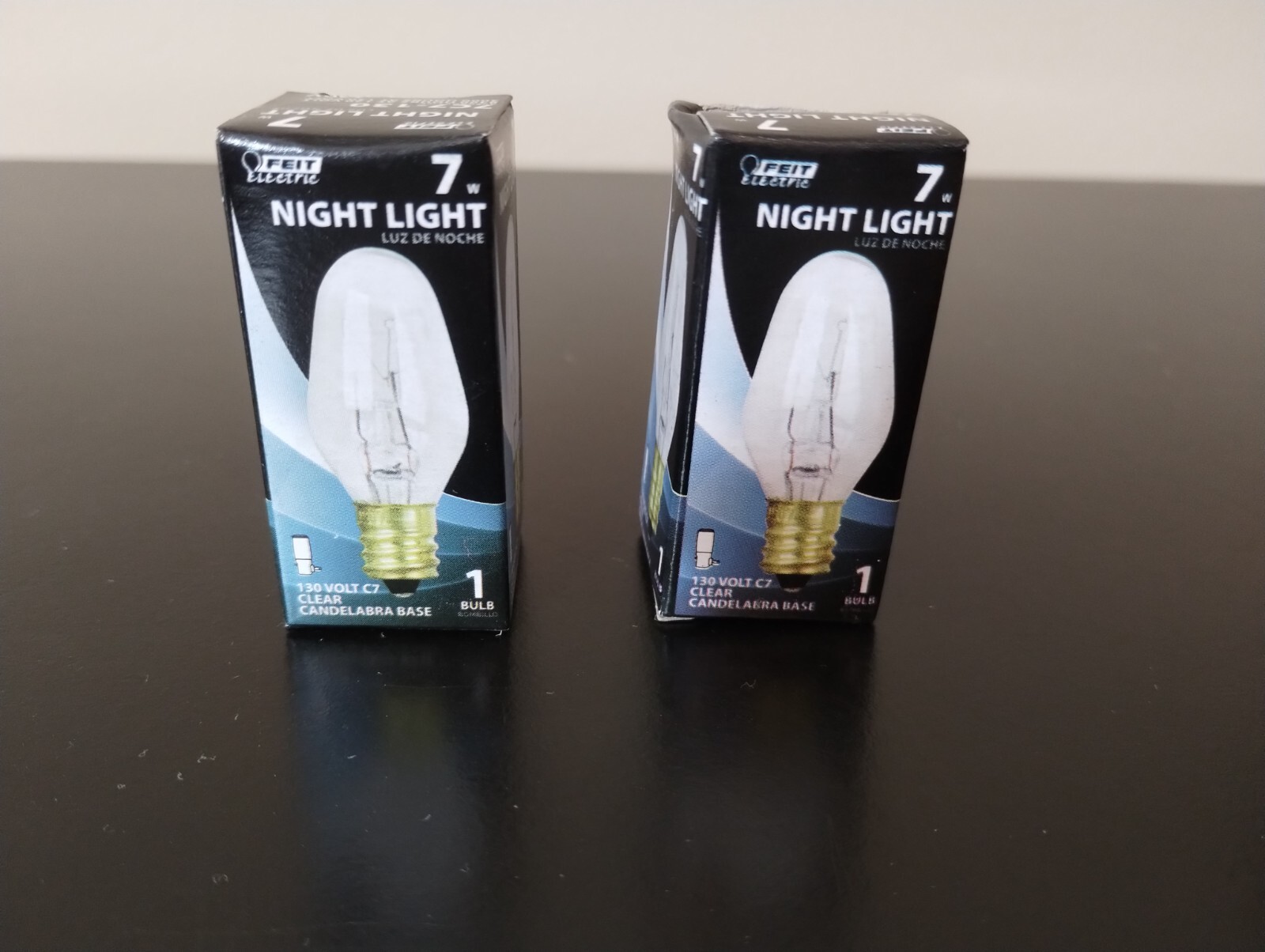 2 pack Feit Electric 7W Night Light 7C7-130, 130V/120V Double Life