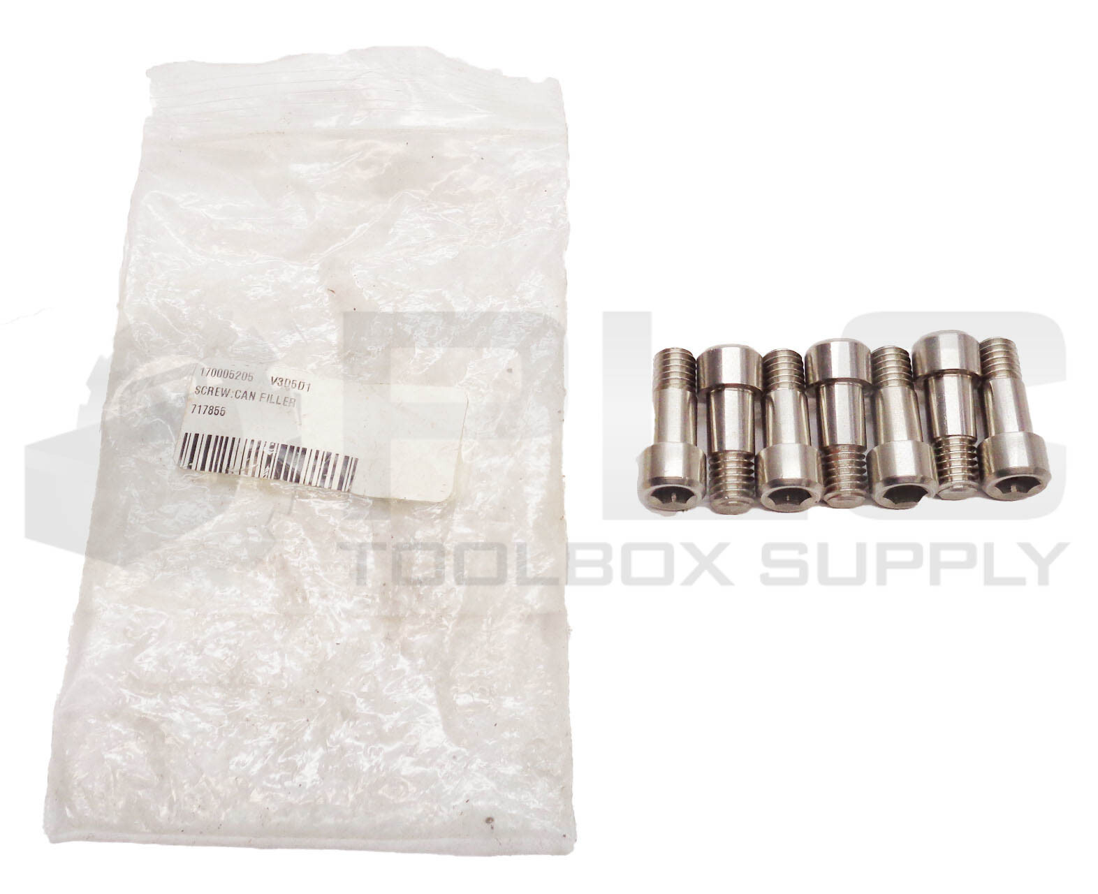 LOT OF 7 NEW 717855 1-3/8″ STAINLESS STEEL SHOULDER SCREWS 3/8″-16 THREAD