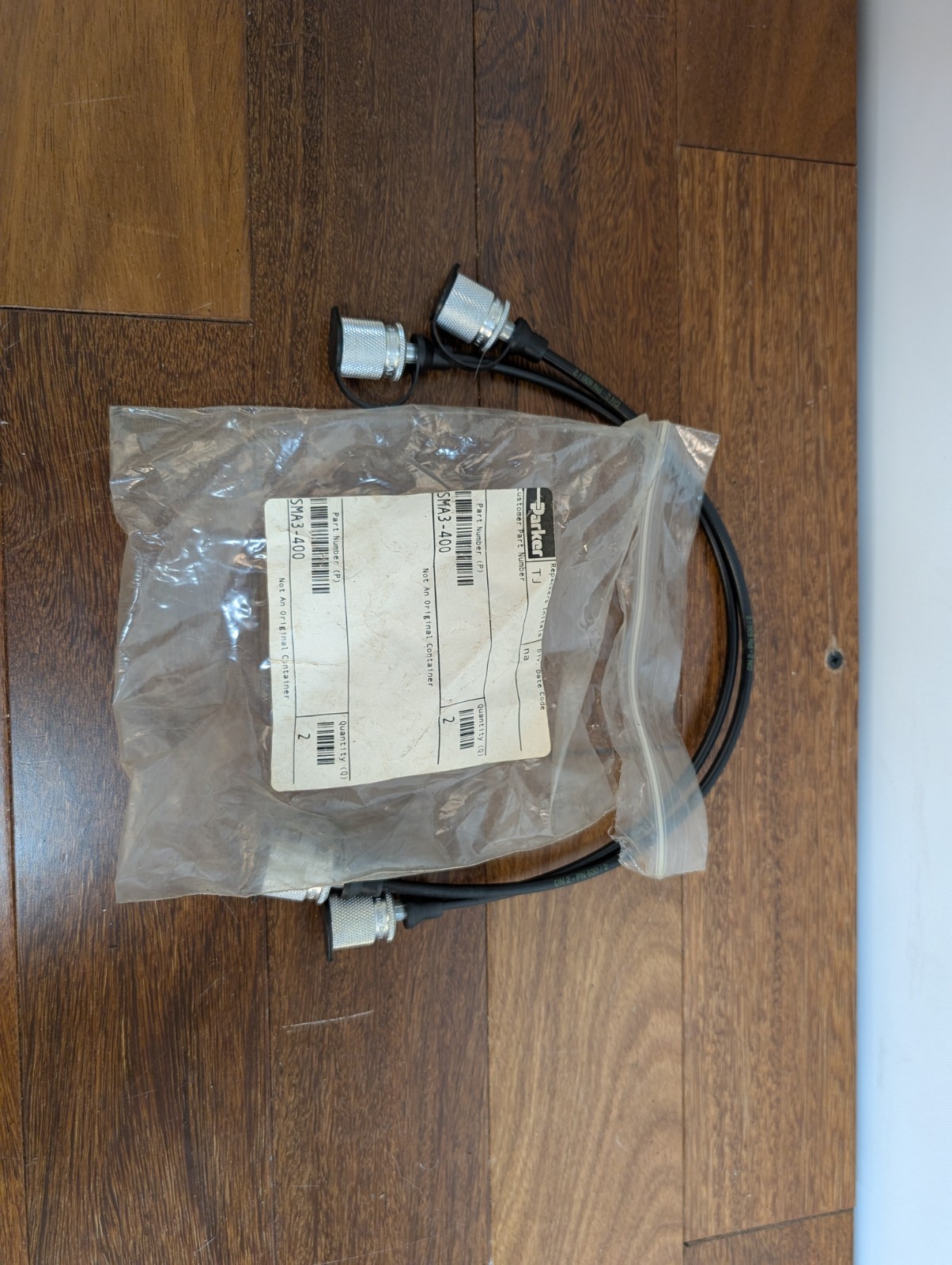 NEW PARKER SMA3-400 HIGH PRESSURE COUPLING HOSE WITH M16 X2 CONNECTION, 17″ L