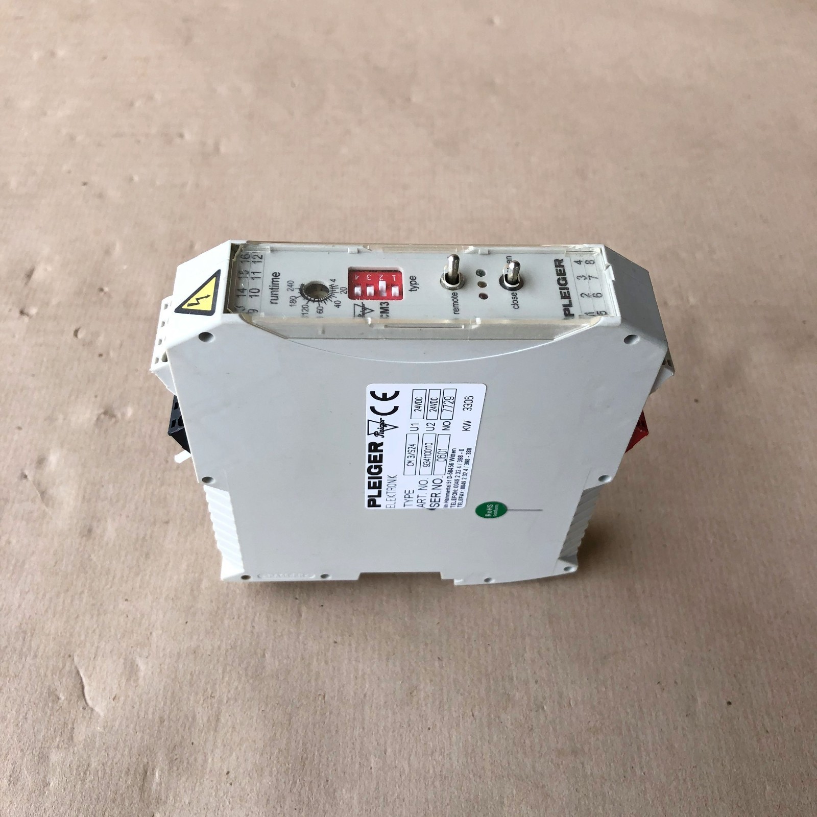 PLEIGER CM3/S24 CONTROL MODULE 9341100110