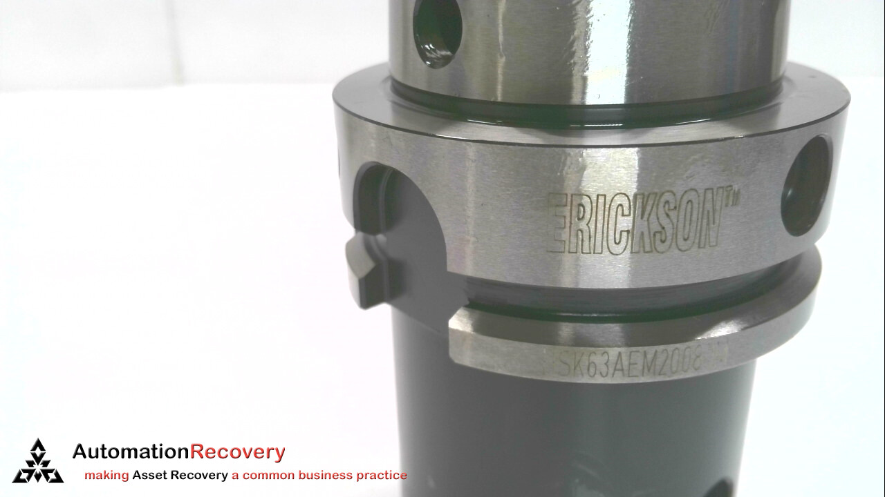 ERICKSON HSK63AEM20080M – END MILL ADAPTER, NEW #285003