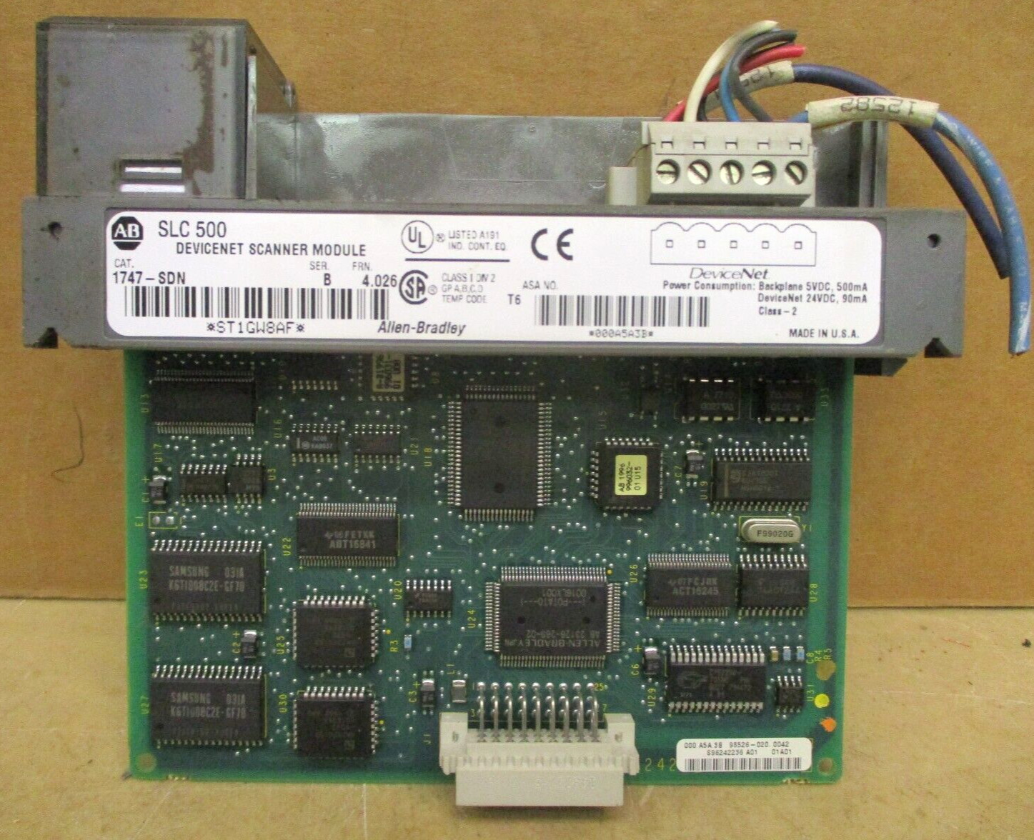 Allen-Bradley SLC 500 1746-P3 Ser A SLC 5/04 CPU 1747-L542 48669GN