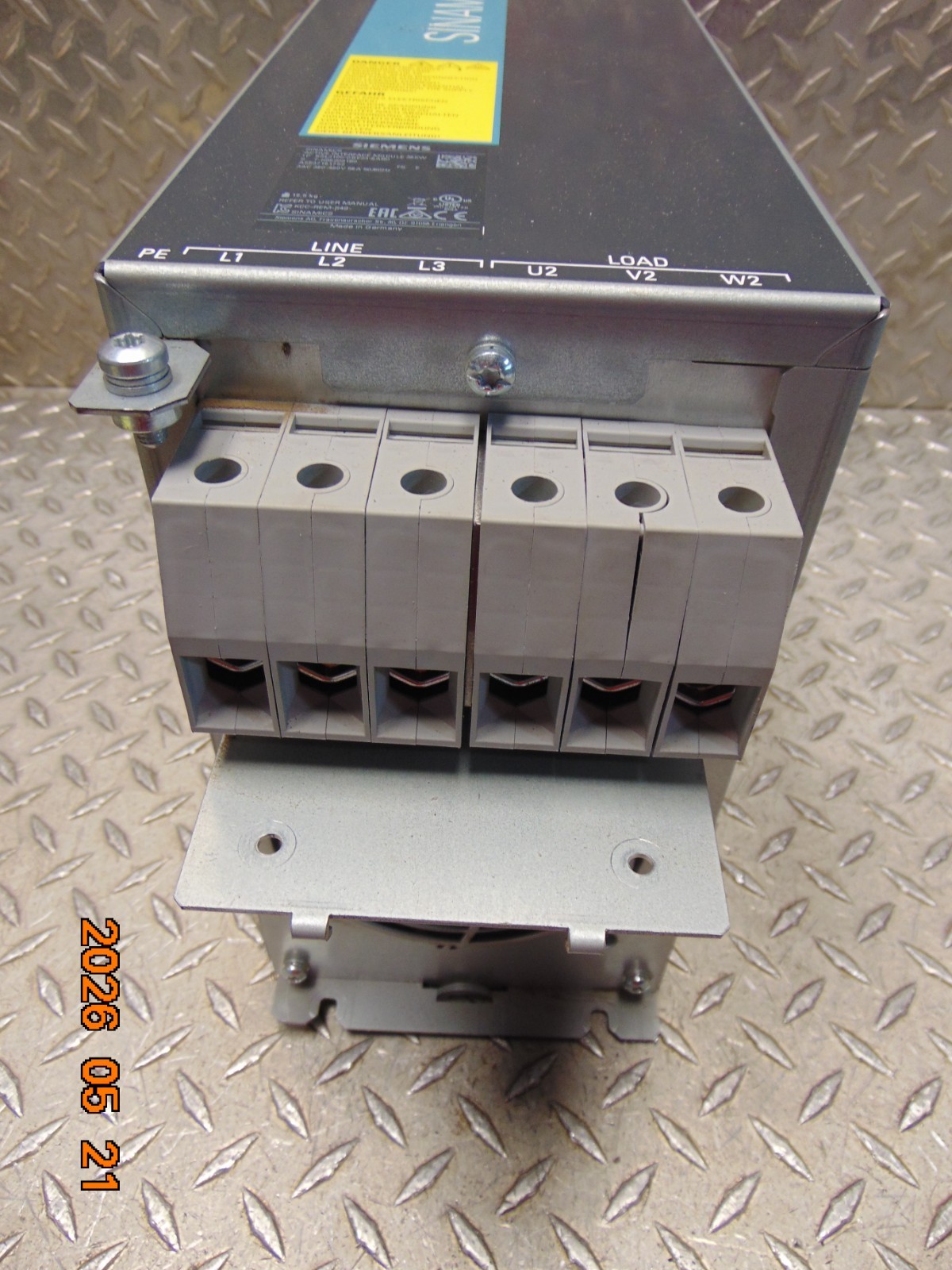 SIEMENS 6SL3100-0BE23-6AB0 SINAMICS ACTIVE INTERFACE MODULE