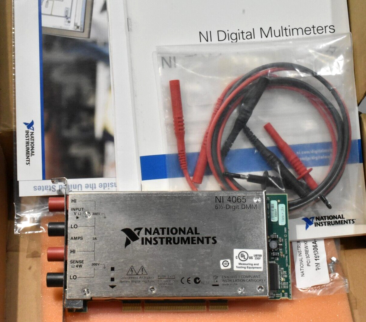 National Instruments 779770-01 Ni PCI-4065 Digital Multimeter 6.5 Digit 3A, 300V