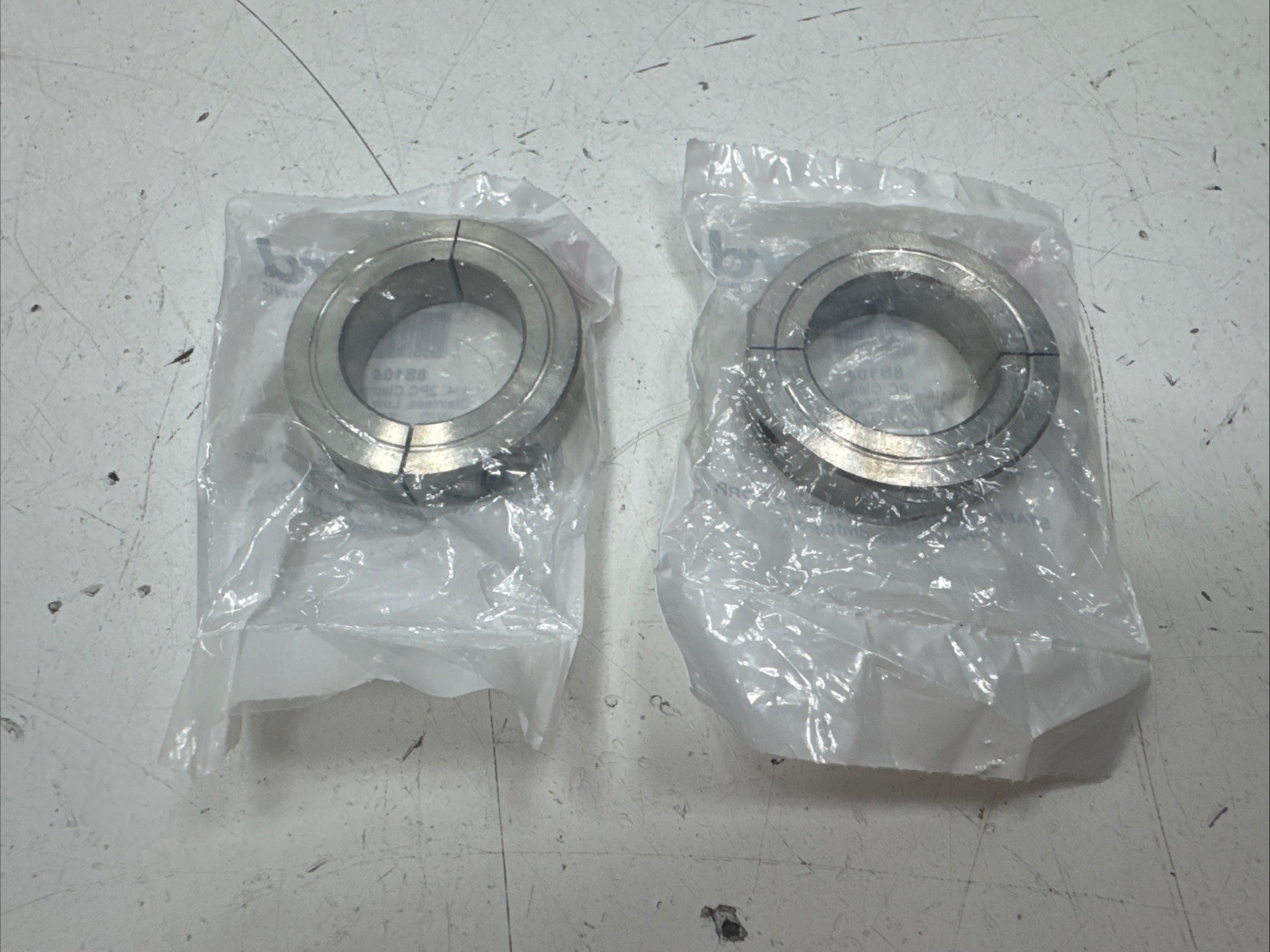 (QTY 2) Stafford 8S104 Collar, Stainless Steel, 1 1/4″, 2 pc Clamp