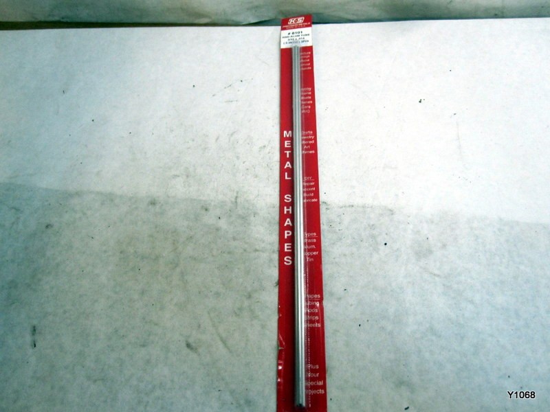 K & S PRECISION METALS 8101 3PK 3/32×12 ALU Tube comes with 2