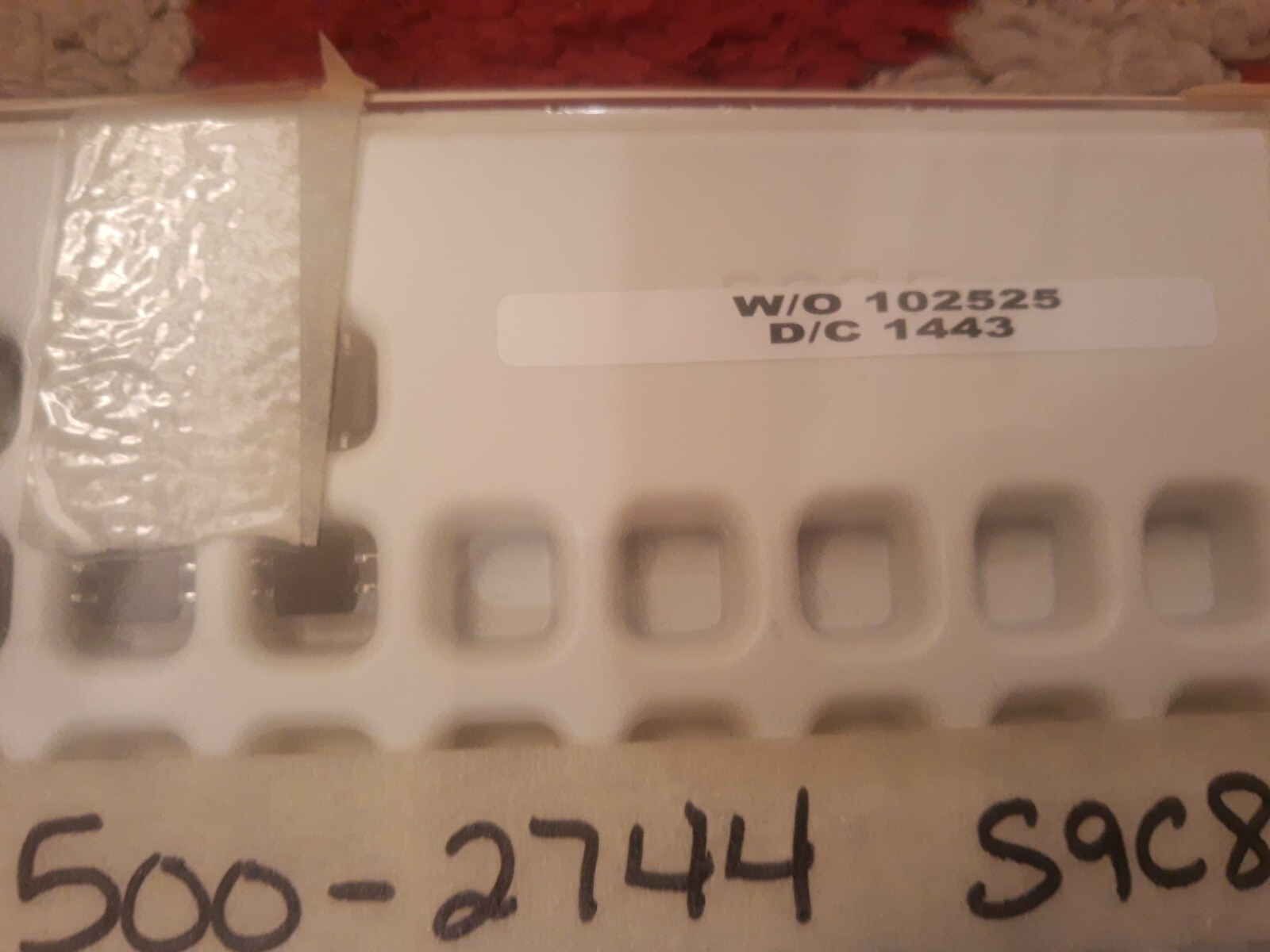 RARE LOT 10 Resistor Transistors Wire Wound PCB IC Chips 500-2744 / 1433 / S9C8