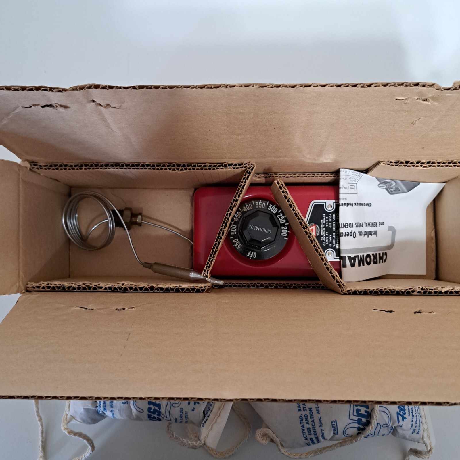 Chromalox Thermostat AR-5514 200 to 500 F 35AMP 125V / 25AMP250V AC 1/4 HP Motor