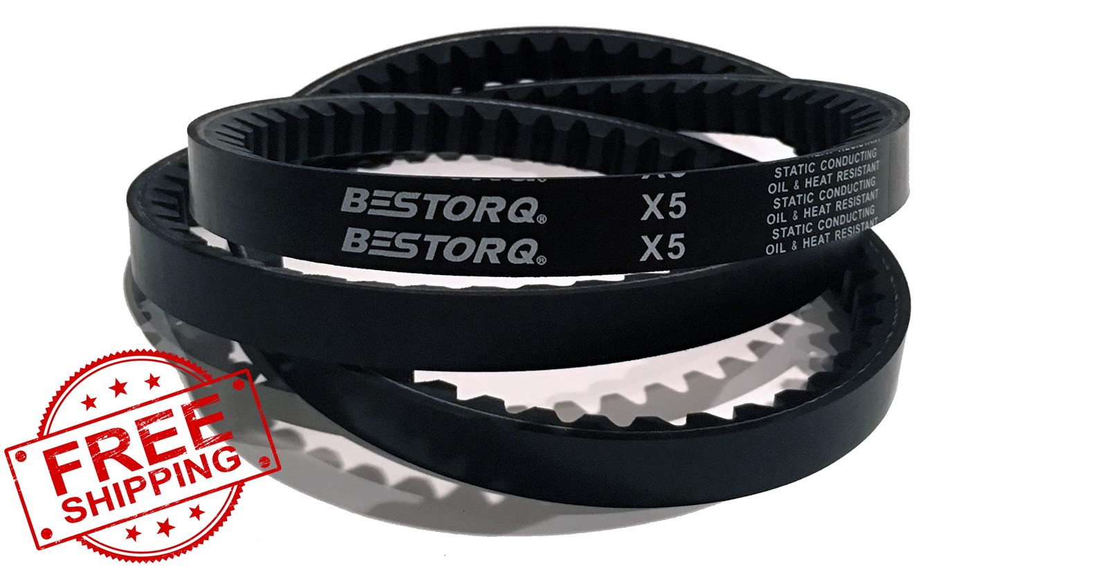 BESTORQ 5VX650 V-Belt Pack of 3