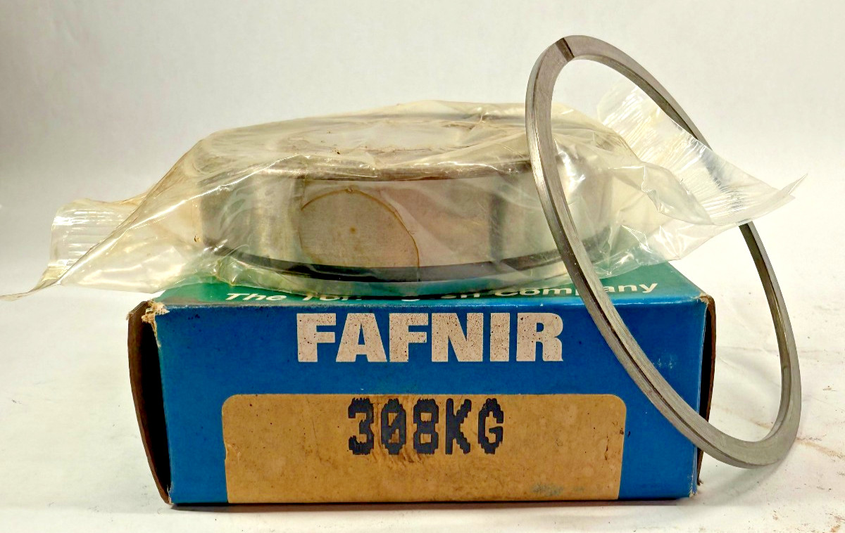 1 NEW FAFNIR 308KG SINGLE-ROW DEEP-GROVE RADIAL BALL BEARING NIB ***MAKE OFFER**