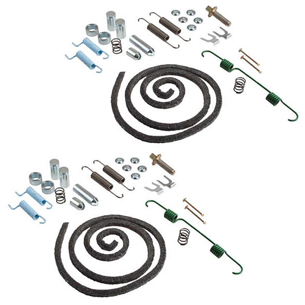 (4) 1/2 Brake Shoes NCA2218B With (2) Hardware Kits 8N2048 8N2223 Fits Ford