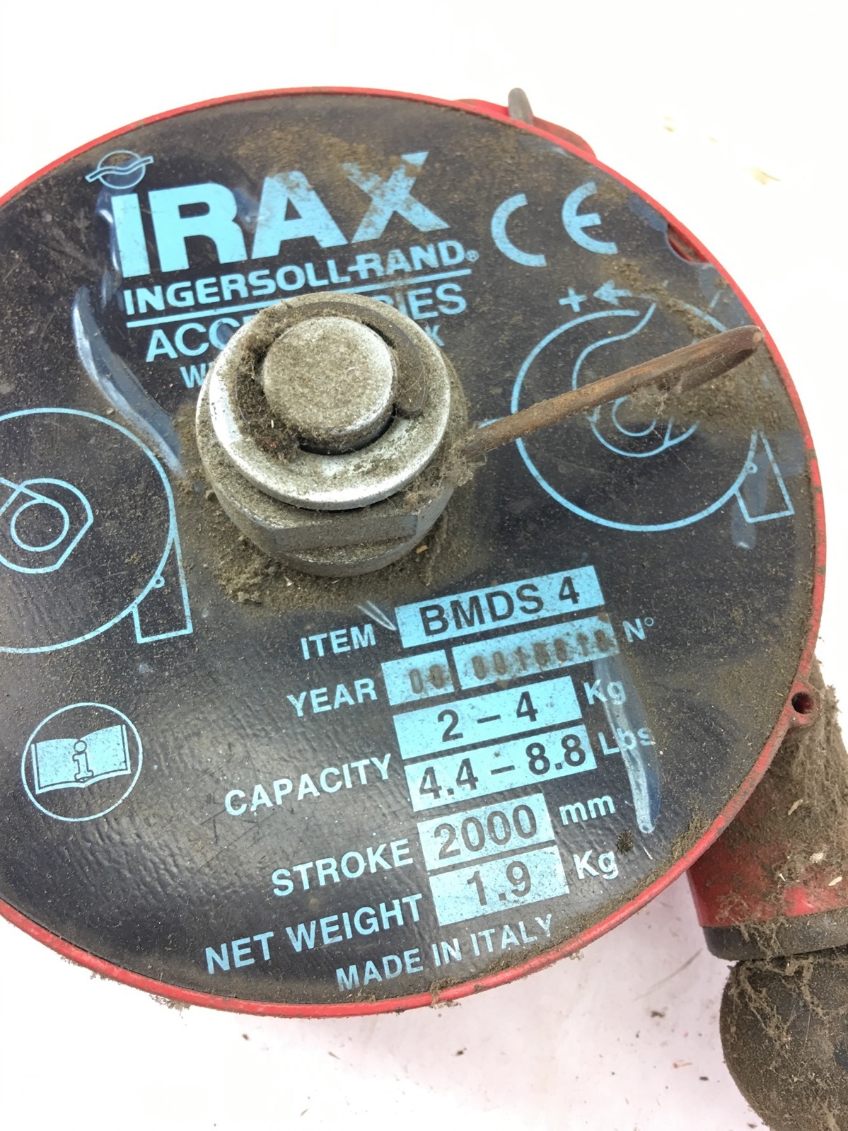USED IRAX Ingersoll-Rand BMDS 4 Cable Balancer, 4.4-8.8 LBS, RED, FAST SHIP B362