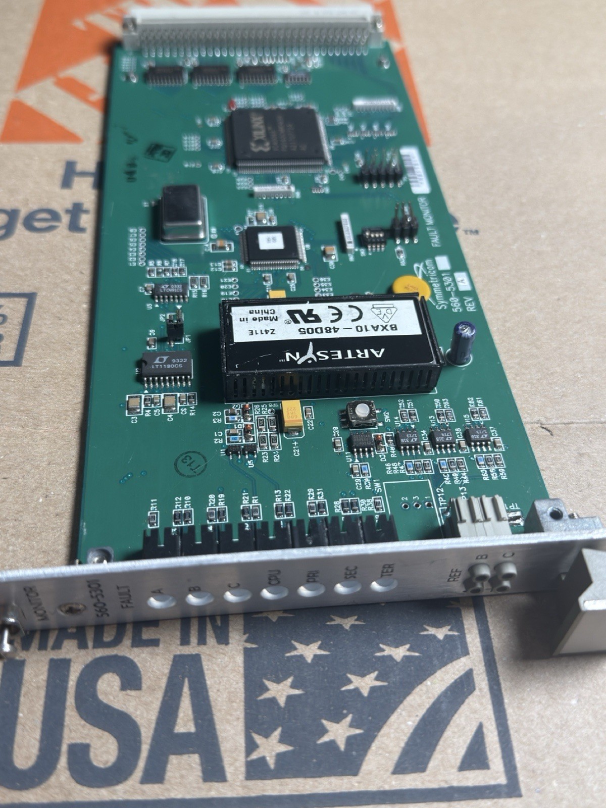 Symmetricom 560-5361 Rev A Fault Monitor Card GPS TIMING