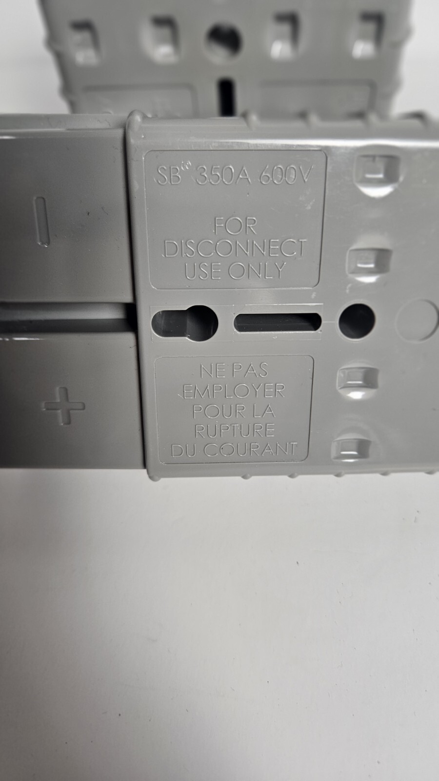 (2)-Anderson Power Products SB350 600V FOR DISCONNECT USE ONLY