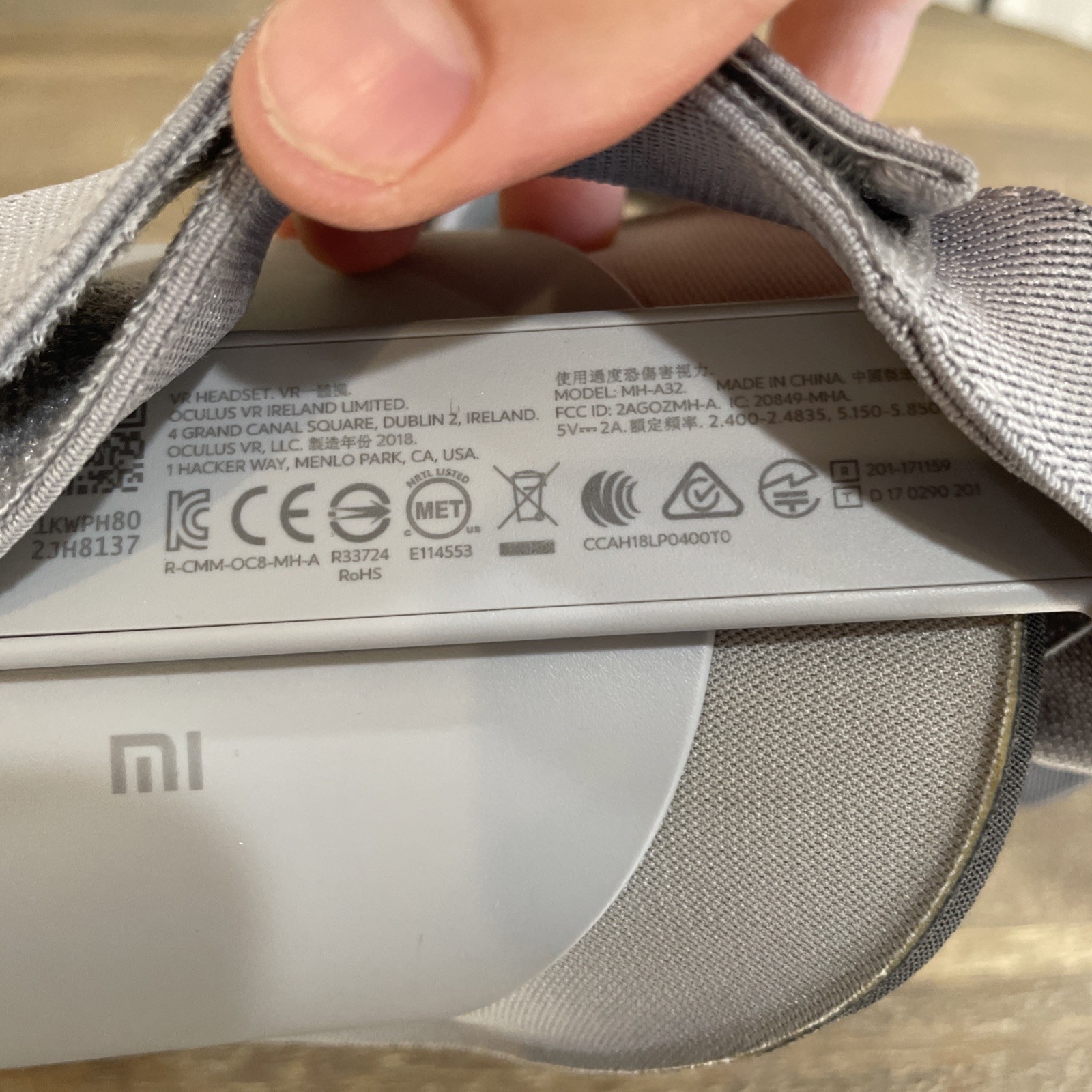 OCULUS GO MH-A32 WIRELESS VIRTUAL REALITY HEADSET