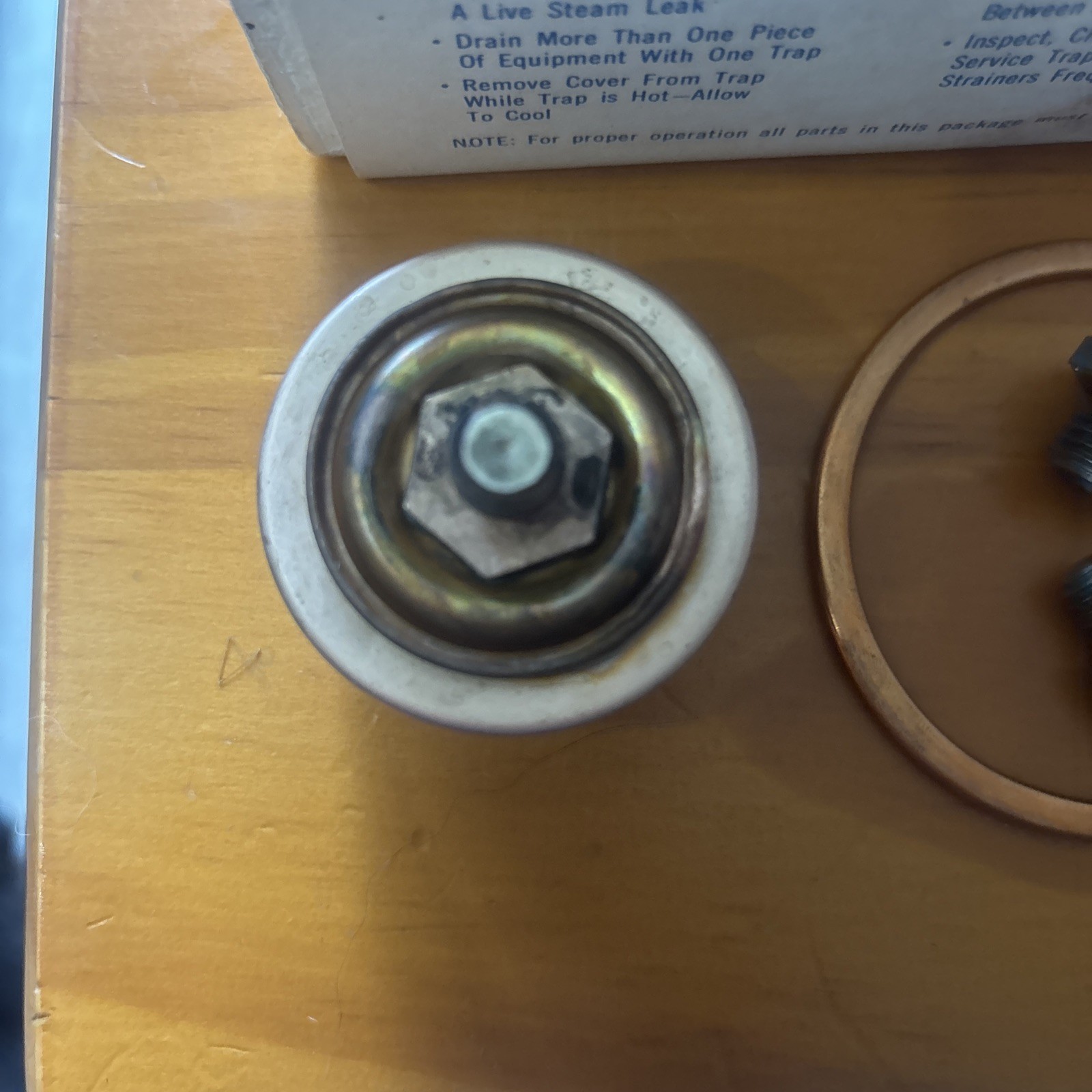 Nicholson Steam Trap Repair Kit-A-AU-AHV-1/4”-3/8”-1/2”-3/4”-Bellows Bronze
