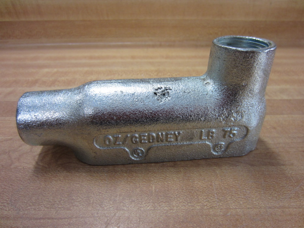 OZ Gedney LB75 LB-75 Conduit Body Type LB Size 3/4″
