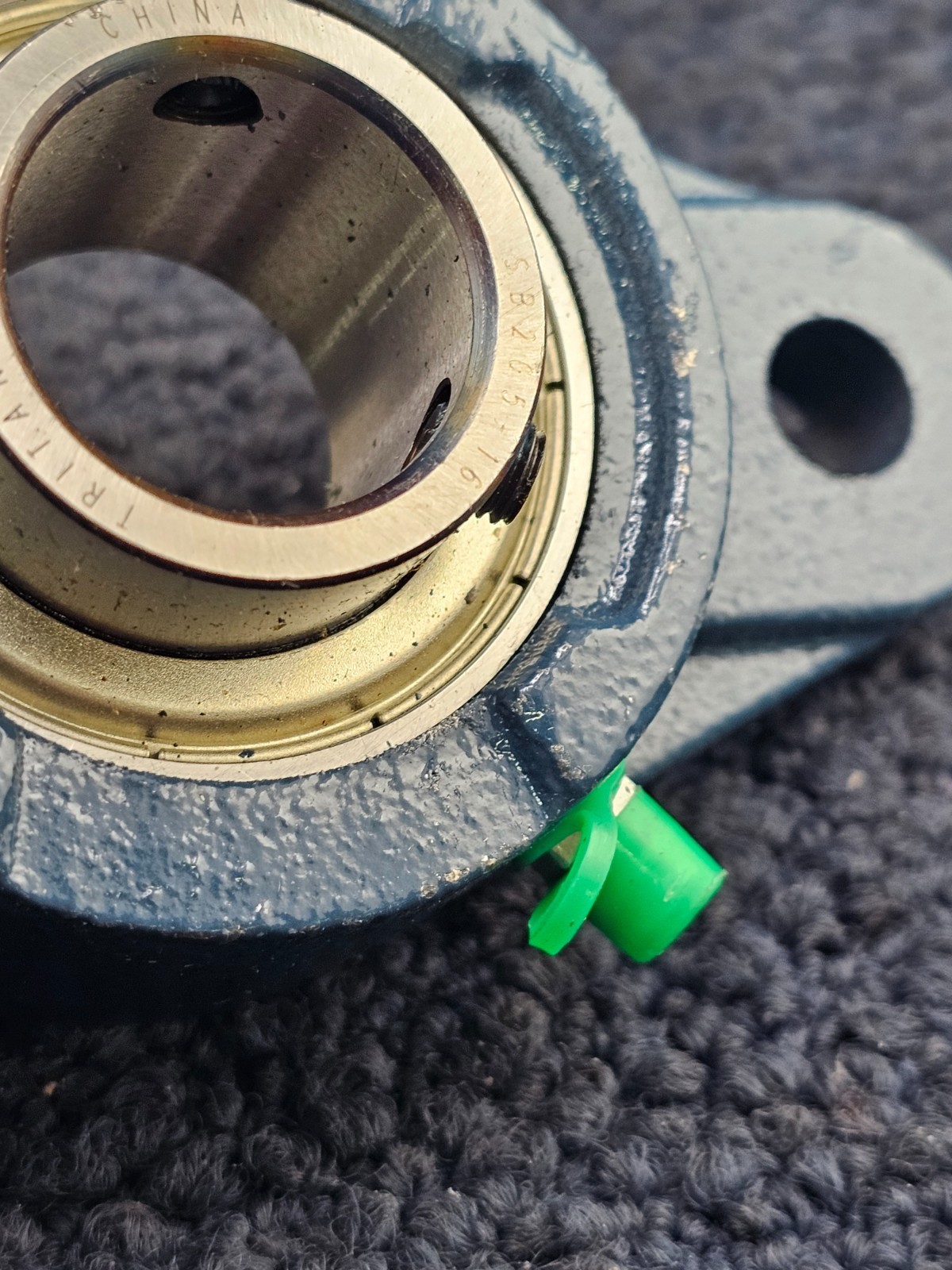 Tritan SB205-16 FL205: Flange Mount Bearing, 2 Bolt Flange, Screw Locking