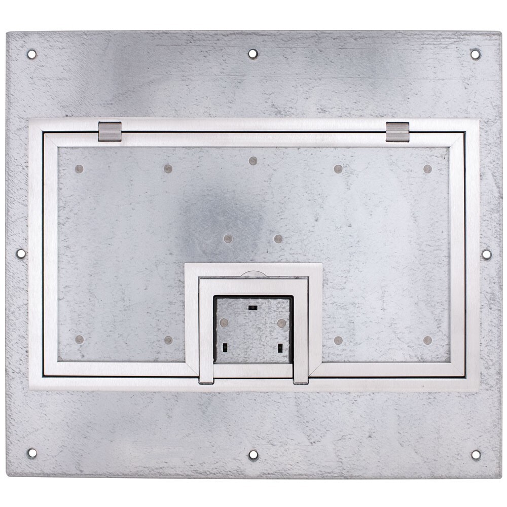 NEW FSR FL-600P-SSQ-C Floor Box Cover w/ 1/4 inch Square Aluminum Flange