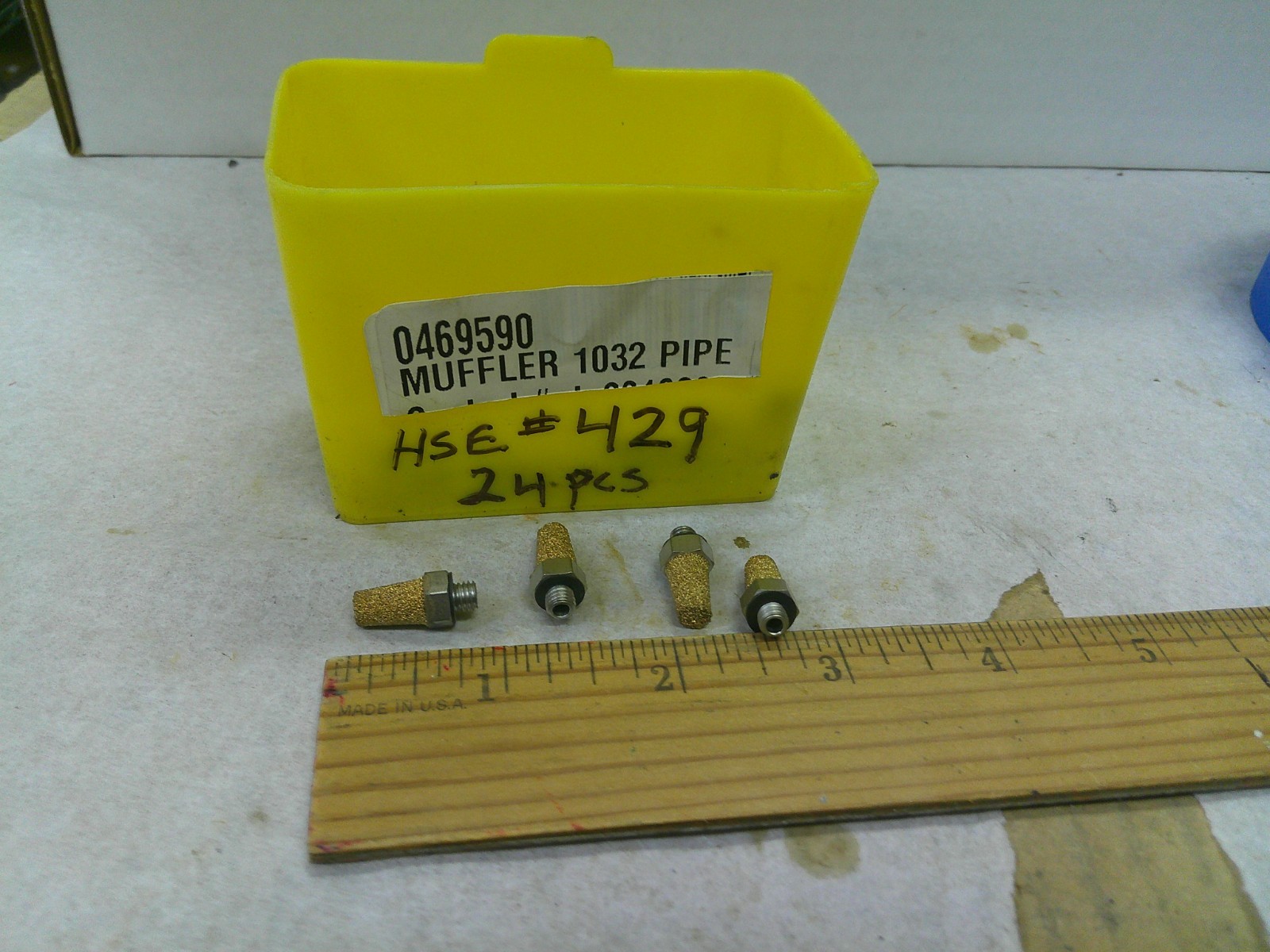 SOLENOID MUFFLERS BRASS (24PCS.)