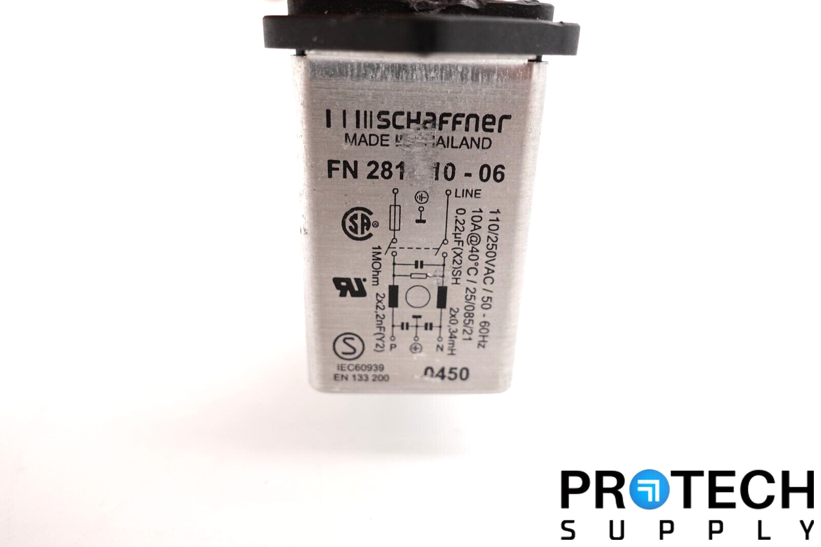 Schaffner Power Entry Connector 281-10-06 with WARRANTY